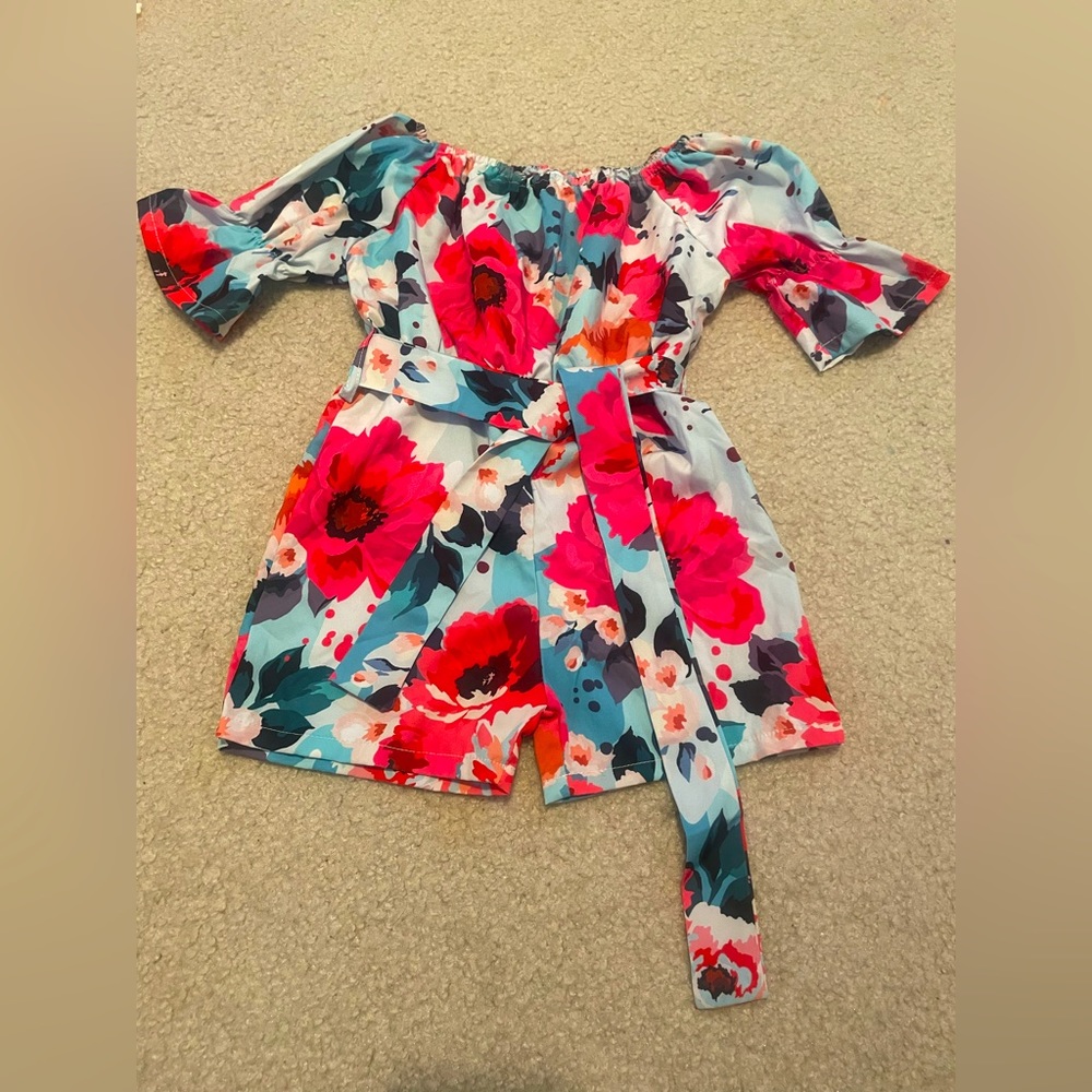 Girls size 4/5T romper